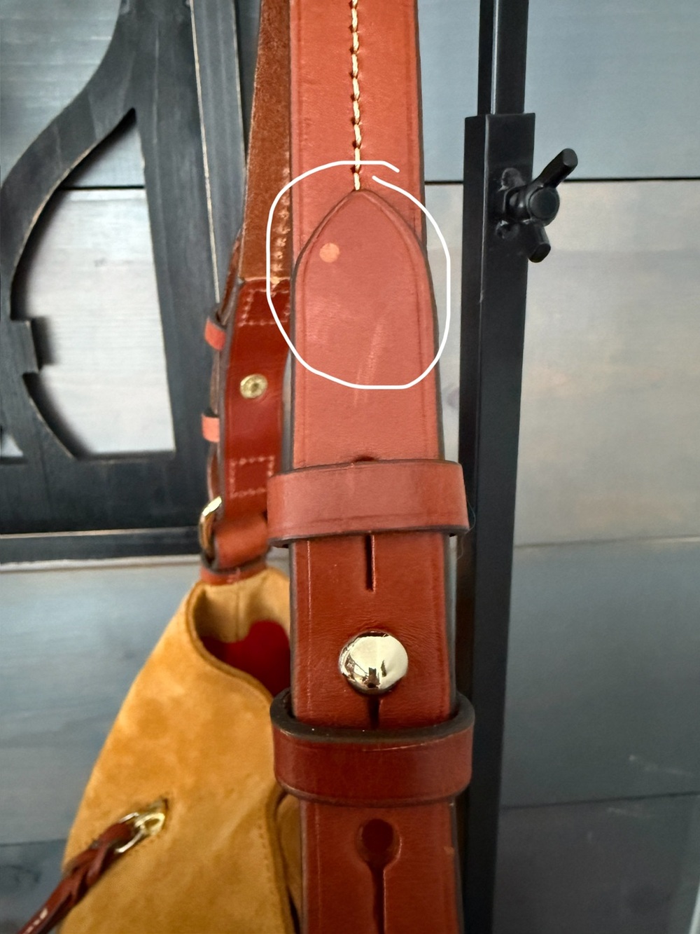 Dooney & Bourke Suede Cooper Hobo - Picture 7 of 11